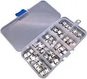 Suesacy 100Pcs/Lot 10Models Type-C USB Charging Dock Connectors Mix 6Pin and 16Pin Use for Phone and Digital Product Repair Kits
