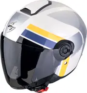 Scorpion EXO-City II Blur, open face helmet , color: White/Silver/Yellow/Dark Blue , size: L