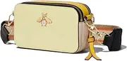 [Ophlid] Bee Purse Camera Crossbody Bags for Women Trendy Small Snapshot Bag Wide Strap Leather Shoulder Clutch Handbags