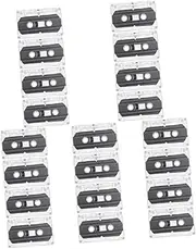 20 Pcs Vintage Audio Cassette Tape Replacement Blank Cassette for Music Recording