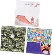 OSOLADY 3pcs Portable Ash Bags Lightweight Ash Holders Unique Patterns Go Use for and Boyfriends