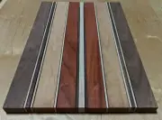 #18 13/16" CUTTING BOARD KIT - WALNUT, PURPLE HEART, & PADAUK - FREE SHIPPING!