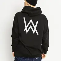 在飛比找Yahoo!奇摩拍賣優惠-Alan Walker Logo 艾倫沃克 黑色 連帽外套 