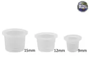 SPMU Ink Cups Pots Microblading - Tattoo Pigment Holder, Clear Plastic