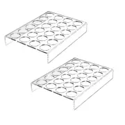 2 Pack of 24 Slots Flat Countertop Coffee Pod Holder,K Cup Drawer Holder Orga...