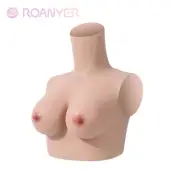 Roanyer Silicone C Cup Realistic Breast Forms Fake Boobs for Crossdresser Cos