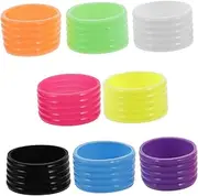 8 Pcs Racket Grip Bands Nonslip Tennis Overgrip Protectors for Tennis Badminton Rackets Durable Easy Installation Fit Sweat Absorbent Options