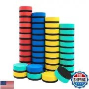 OFFICDO Dry Erase Erasers, 48 Pack Mini Magnetic Whiteboard Erasers Dry Erase