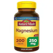 Nature Made Magnesium, 250 Mg, Tablets, 200 Ea