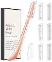 Eyebrow Trimmer Dermaplaning Tool-Ergonomic Eyebrow Shaper & Facial Razor for Pe