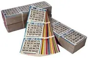 United Novelty 3 on 10 up Bingo Paper Cards- 50 Books