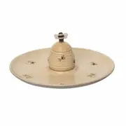 Transpac Imports - Beehive Chip & Dip with Spreader - L0078