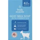 Body Restore Goat Milk Soap 4 OZ Bar 1 Pack - Coconut Oil Based Probiotics Se...