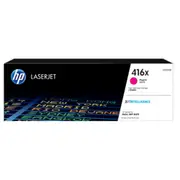 HP 416X Toner Cartridge - Magenta High Yield - 6000 Pages - for HP Colour LaserJet Pro M454dn / M454dw / M454nw / MFPM479fdw / MFP M479fnw Printer [W2043X]