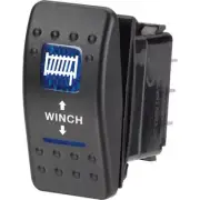 Narva Switch Momentary Rocker Illuminated On Off Blue 63148BL