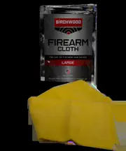 BirchwoodCasey FirearmGun Cleaning Cloth Pre-treated Multi-purpose Cloth For Use On Knives Rifles Shotguns H - Treated Chamois #bc-gclth-lg