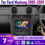 7" Wireless CarPlay Android Auto head unit Upgrade Kit For Ford Mustang 2005-09