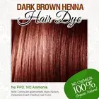 Henna Hair Color - Organic Henna PowderDark Brown Henn Hair Color Fo Men & Women