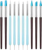 Silicone Sculpting Tools for Clay,Silicone Color Shapers Brushes | Soft Artwork Carving Modeling Supply Pen for Sculpting, Dotting