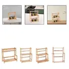 Spice Rack Standing Shelf Counter Storage Shelf for Vanity Dresser Desktop