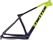 Full Carbon MTB Frame 27.5er 29er XC Hardtail Mountain Bike Frame 15'' 17'' 19'' Internal Routing Discoloration Disc Brake Bicycle Frame,for Thru Axle 12x142/148mm