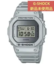Casio G-Shock DW-5600FF-8JF Silver Digital Watch Used with Box & Manual
