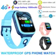 4G Kids Smart Watch Phone 1000mAh Waterproof WIFI Video Call SOS GPS LBS Tracker