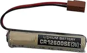 CR12600SE 3V Instrument Equipment PLC Lithium Battery Parts Customizable Plug(with Plug)