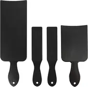 NOLITOY 4pcs Hair Tinting Plates Hair Dyeing Board Highlighting Tools Self-help Hairdressing Healthy Coloring Damage Protection