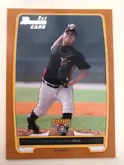 2012 Bowman Orange Parallel Luis Heredia 1st Bowman Pirates /250