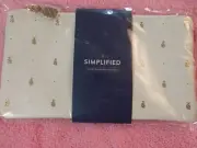 BRAND NEW SIMPLIFIED BY EMILY LEY PENCIL POUCH IN IVORY PINEAPPLE