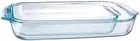Pyrex 1107101 Basics Clear Oblong Glass Baking Dishes, 2 Piece Value Plus...