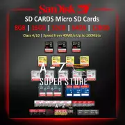 SanDisk SD Card OR MicroSD Memory Pro Ultra 4K HD 16GB 32GB 64GB 128GB 256GB OEM