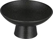 VICASKY Refreshment Tray Snack Tray with Lid Platter Style Decorative Dessert Bowls Snack Plate Appetizer Plate Porcelain Snack Tray Soy Sauce Dish Dessert Display Plates Black re-usable