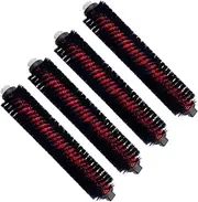 Roller Brush Cleaning Rolling Brush Accessories Cordless Robot Vacuum Cleaner Replacement Part.Compatible for Roborock S7 Maxv Ultra S7 Pro Ultra(Black 4PCS)