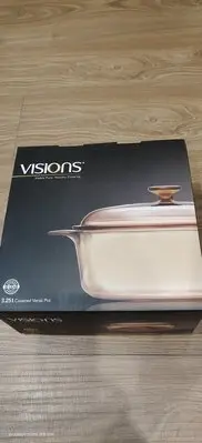 在飛比找Yahoo!奇摩拍賣優惠-【美國康寧 VISIONS】晶彩透明鍋 3.25L