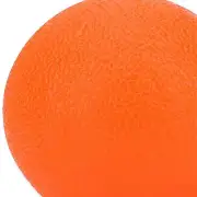 ORANGE Silicone Massage Therapy Grip Ball For Hand Finger Strength Exercise LJ