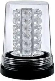 HELLA Valuefit 2XD 357 958-121 LED Flash Indicator Light VF700 LED Clear Lens - 12-24 V - Screwed - Cable: 300 mm - Connector: Open Cable Ends