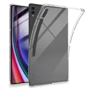 ZUSLAB Galaxy Tab S9 Case Anti-Scratch Soft TPU Slim Fit Tablet Back Flexible Thin Rubber Silicone Protective Cover for Samsung 12.4" (2023) - Clear