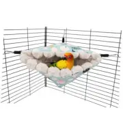 Bird Nest House Winter Warm Hanging Hammock Bird Bed Snuggle Hut Large Blue