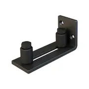 Rolltrak Matte Black Barn Door Guide