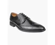 Florsheim Tribute Men's Wingtip Derby Shoes - BLACK