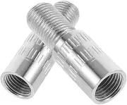 TOKIDNY 2pcs Valve Extension Cap Scooter Adapter Dual Wheel Valve Stem Extensions Bike Pump Adapter Bicycle Nozzle Extension Tire Valve Stem Extensions Screw Valve Cap Air Hose Extension