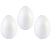 3PCS Simulation Egg DIY Accessory Chicken Egg Fake Eggs Children Play Eggs