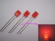1000pcs, 2x5x7mm Red Diffused Rectangle LED Rectangular Light Leds Red Lens New