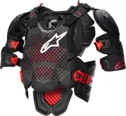 Alpinestars A-10 V2, chest protector Level-2 , color: Dark Grey/Black/Red , size: XS/S