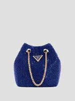 GUESS Blue Zalina Pouch Bag