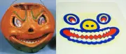 GLASSINE PAPER REPLACEMENT FACE - LARGEST HALLOWEEN JOL PAPER MACHE LANTERN