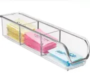 iDesign Linus Tea Place Cabinet Organizer, 6 Section