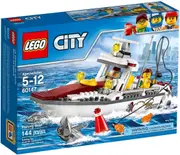 LEGO 60147 Fishing Boat with Motor, Minifigures & Shark